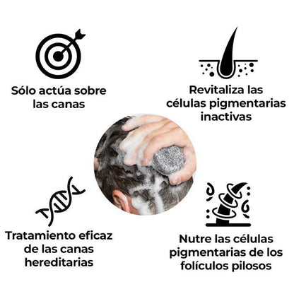 Jabón TonoNatural - Elimina el Cabello, Blanco, Restaura el color Natural y Recupera tu Juventud