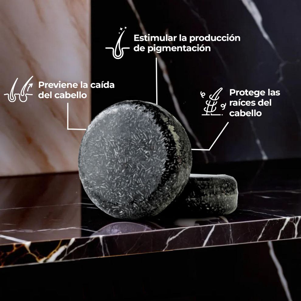 Jabón TonoNatural - Elimina el Cabello, Blanco, Restaura el color Natural y Recupera tu Juventud